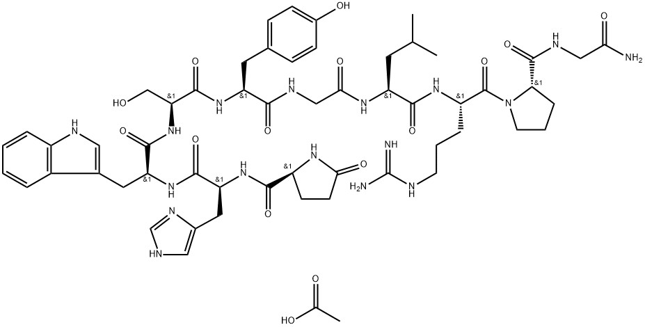 gonadorelin acetate structural formula